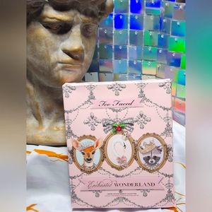 TOO FACED 3 Pallet Enchanted Wonderland Gift Set With Mascara New